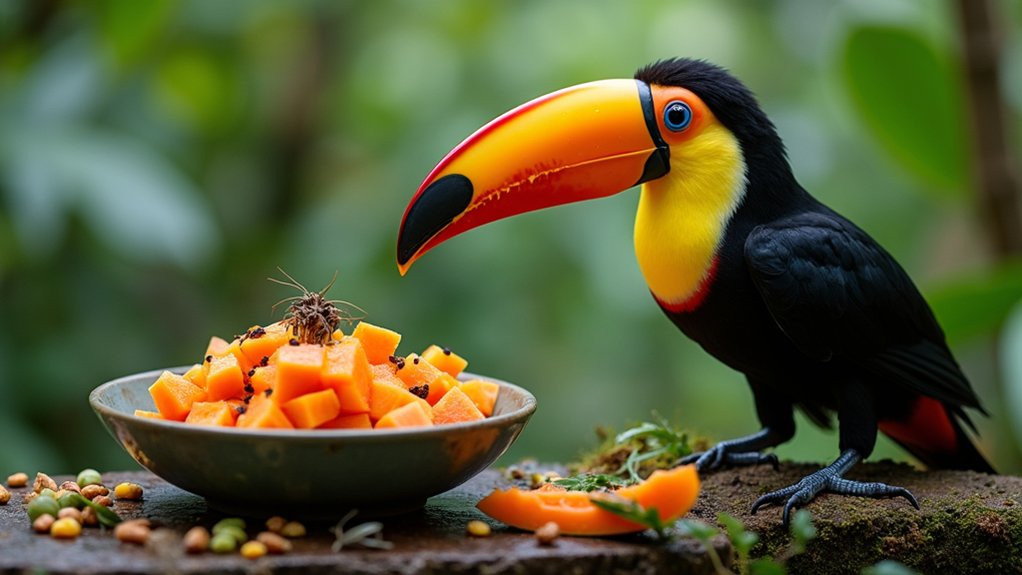 balanced diet for toucans