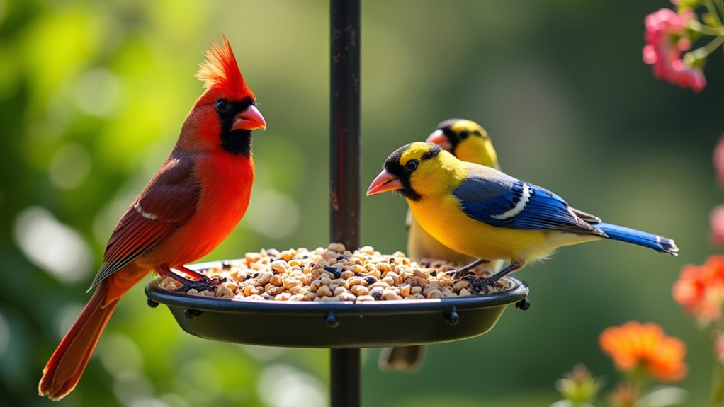 choosing diverse bird food