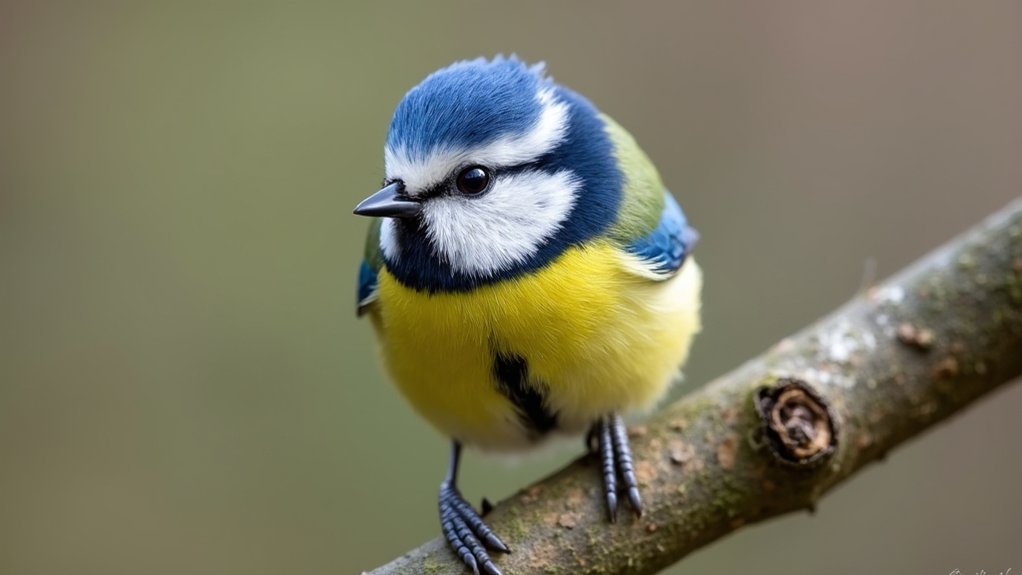 colorful garden visitor species