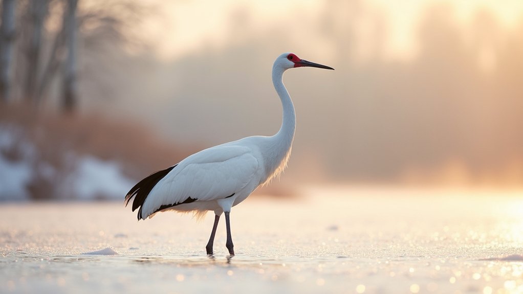 critically endangered migratory crane