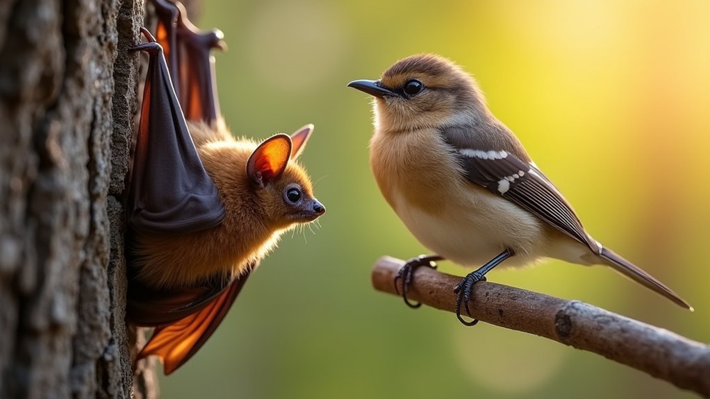 fur distinguishes bats from birds