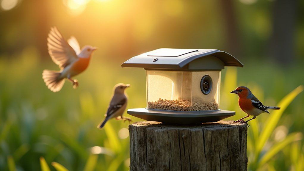 smart bird feeder features