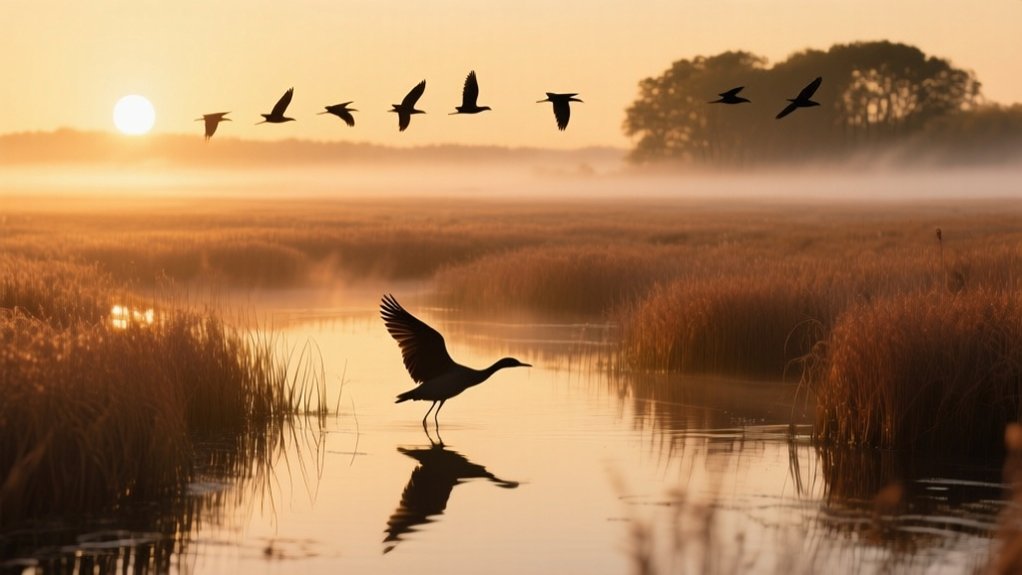 bird migration during winter