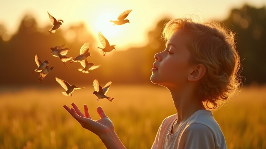 birds symbolize longing and ideals