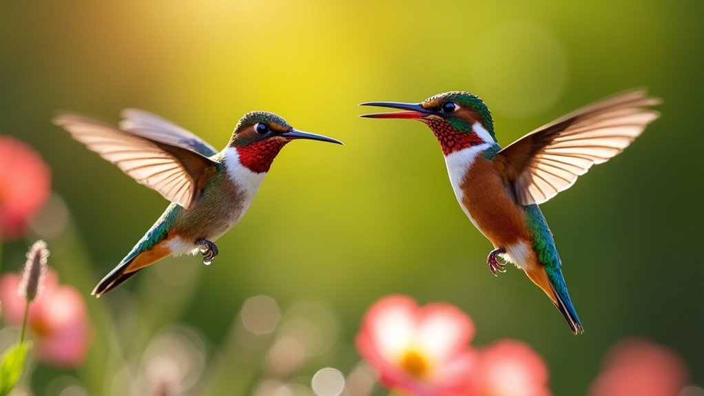 brief defensive backward flights