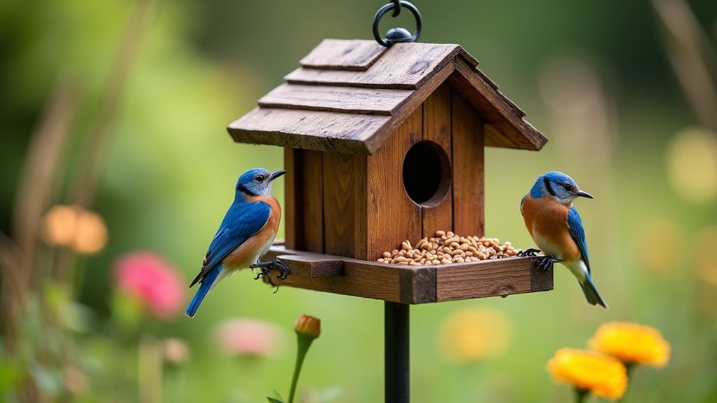 choosing a sturdy bluebird feeder