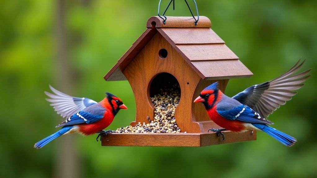 choosing large bird feeders