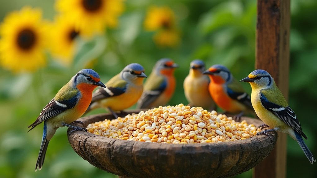 choosing seasonal bird seeds