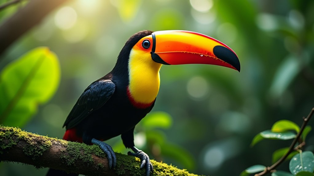 colorful bill ecological adaptation