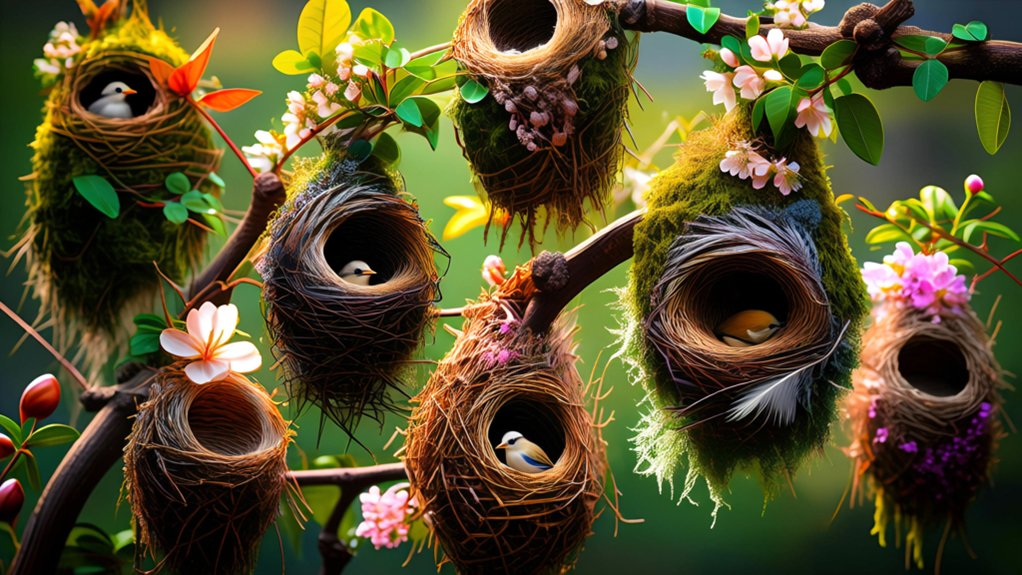 cozy bird nests selection
