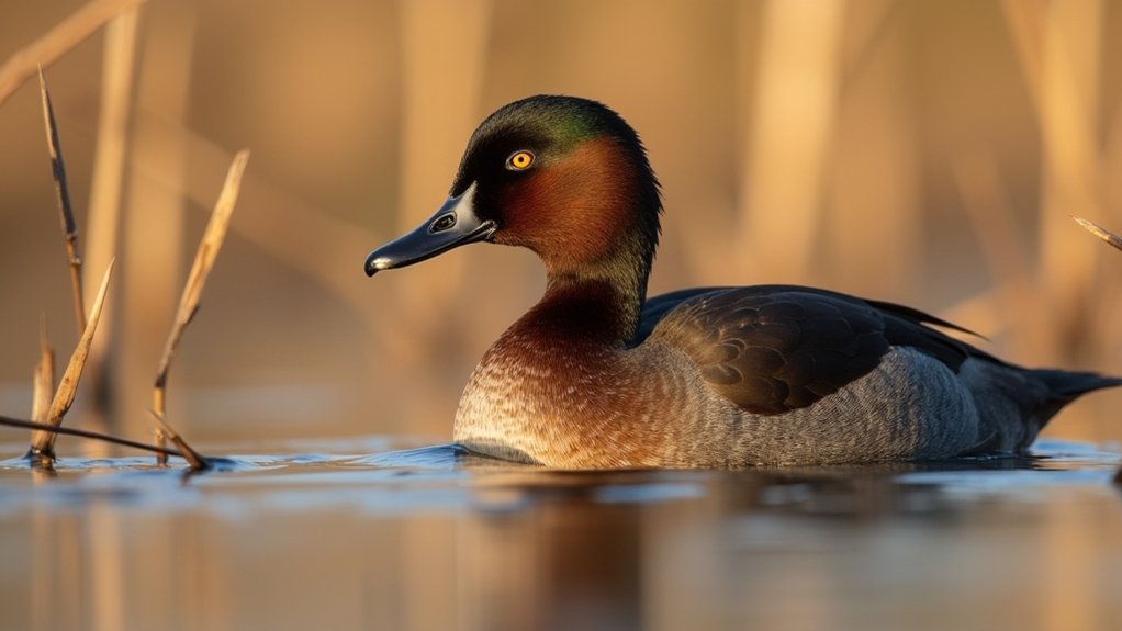 distinctive female plumage features