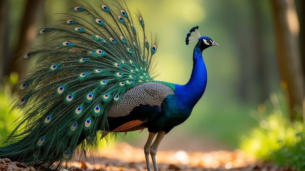 elaborate mating displays observed
