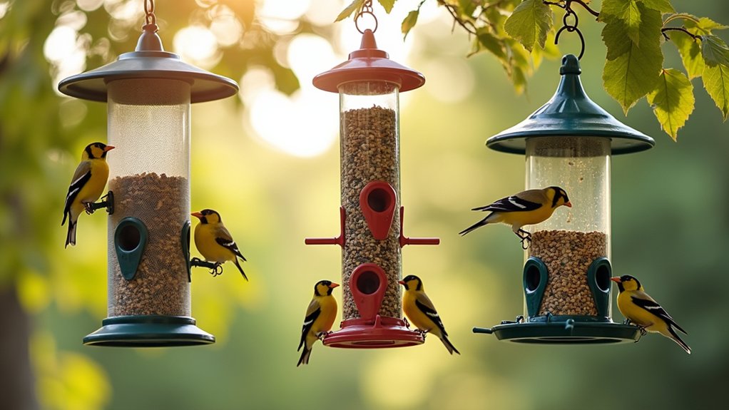 finch feeder selection factors