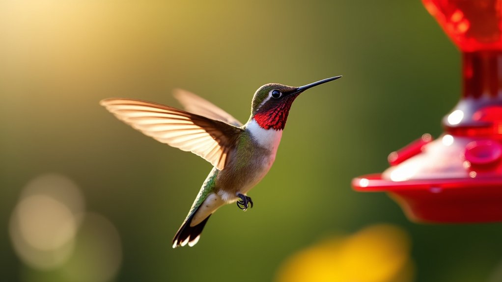 hummingbirds unique backward flight
