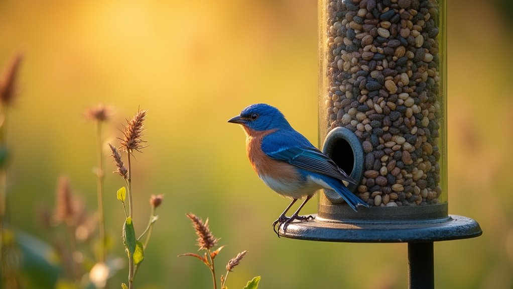 indigo buntings preferred feeders