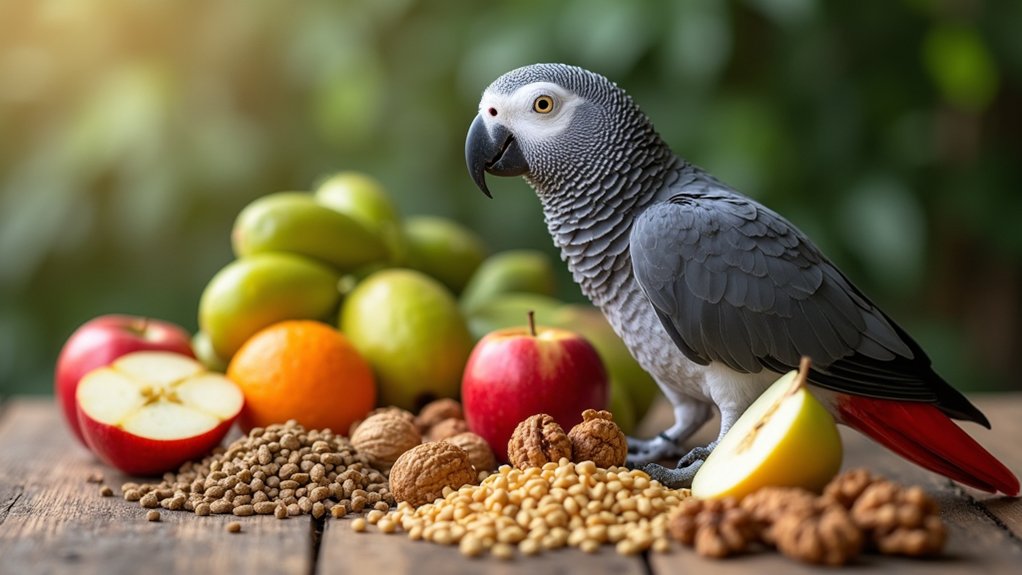 nutritional needs for parrots