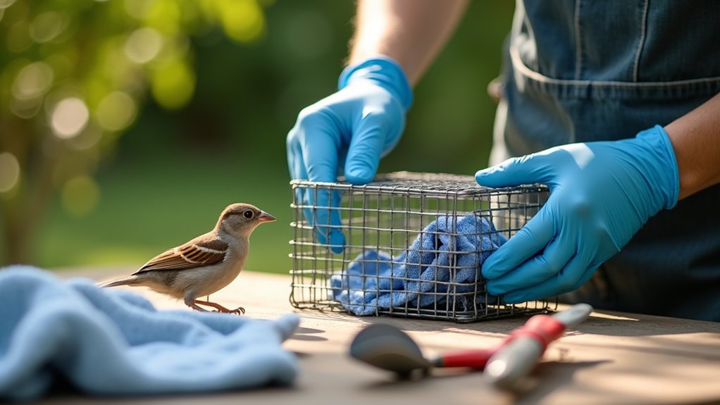 safe bird handling practices