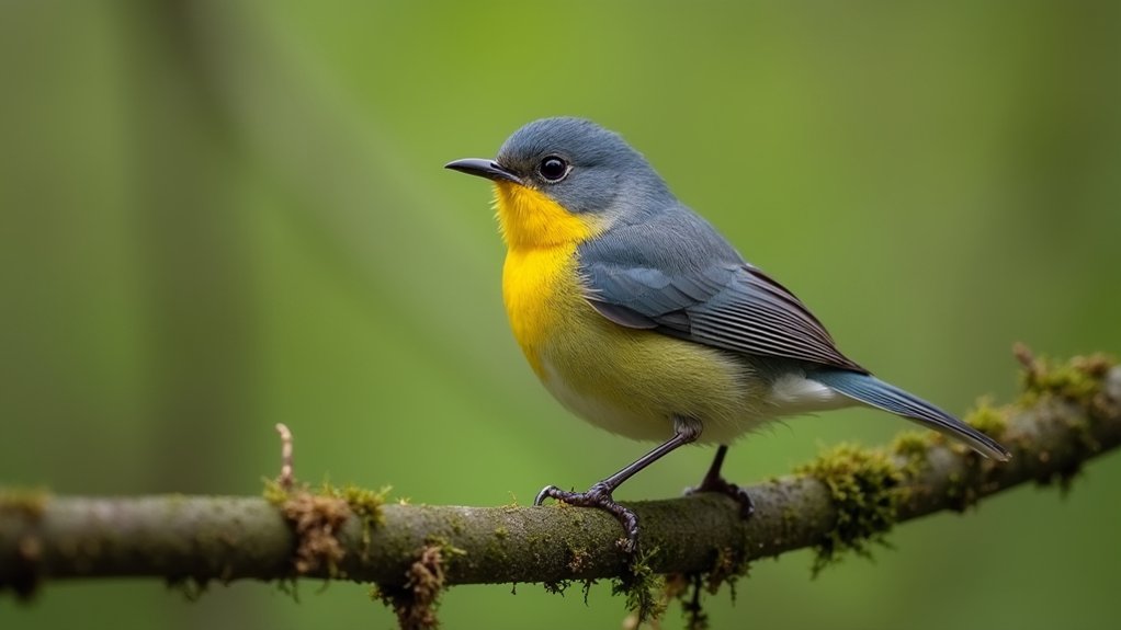 small slender colorful warbler
