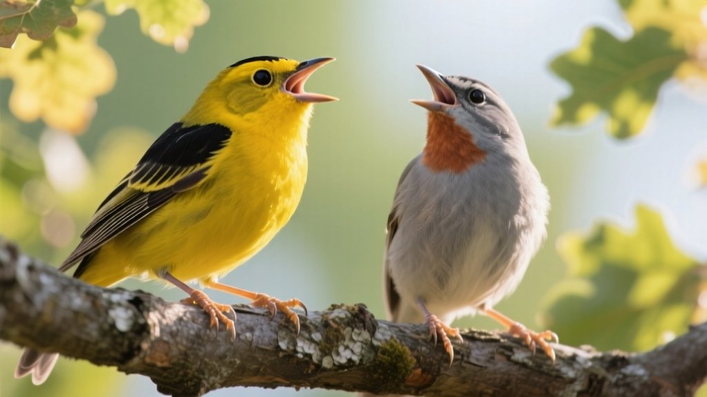 types and sounds of birds