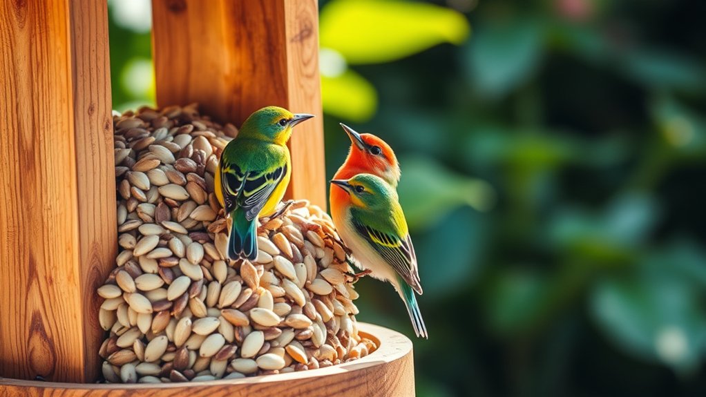 choose nutritious bird seed