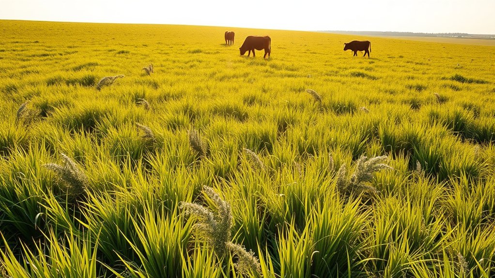 top cattle grazing grasses