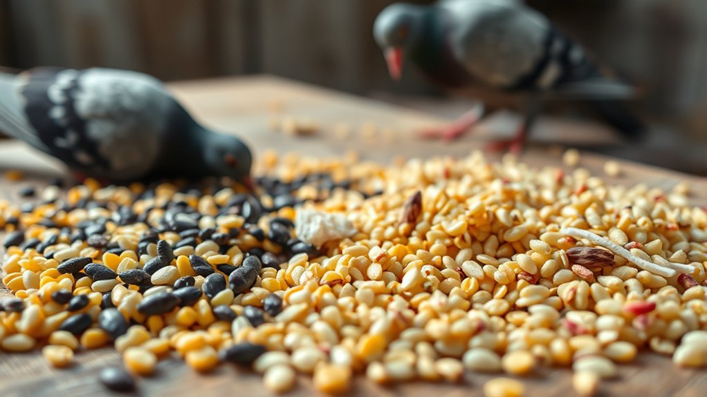 top pigeon grain choices