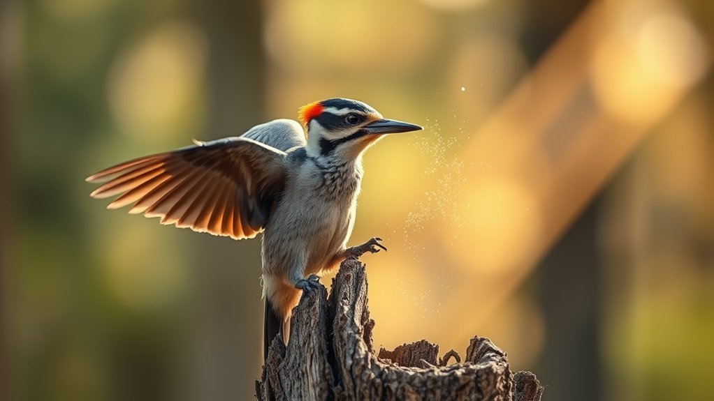woodpecker communication through drumming