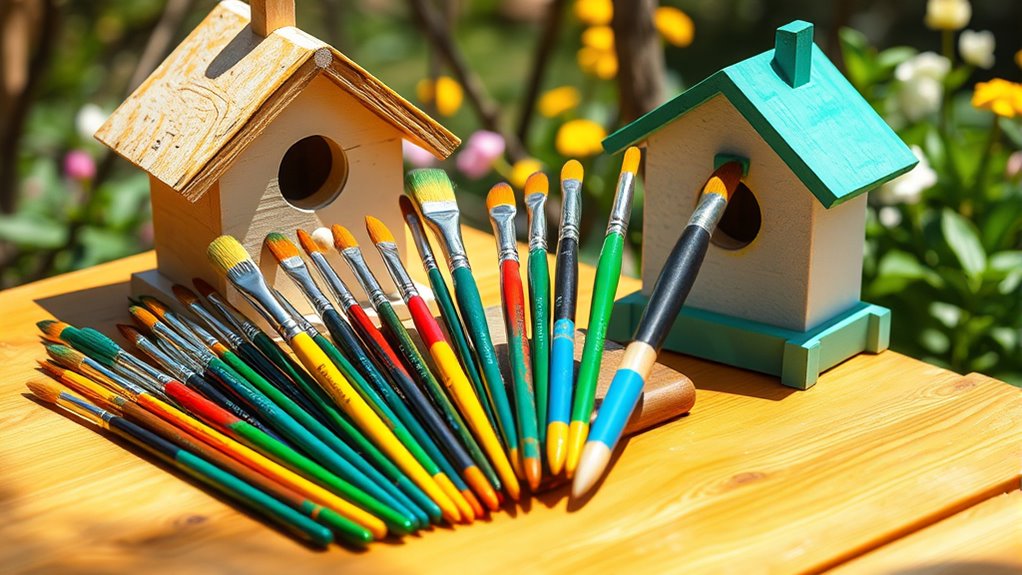 top 12 bird house painting brushes