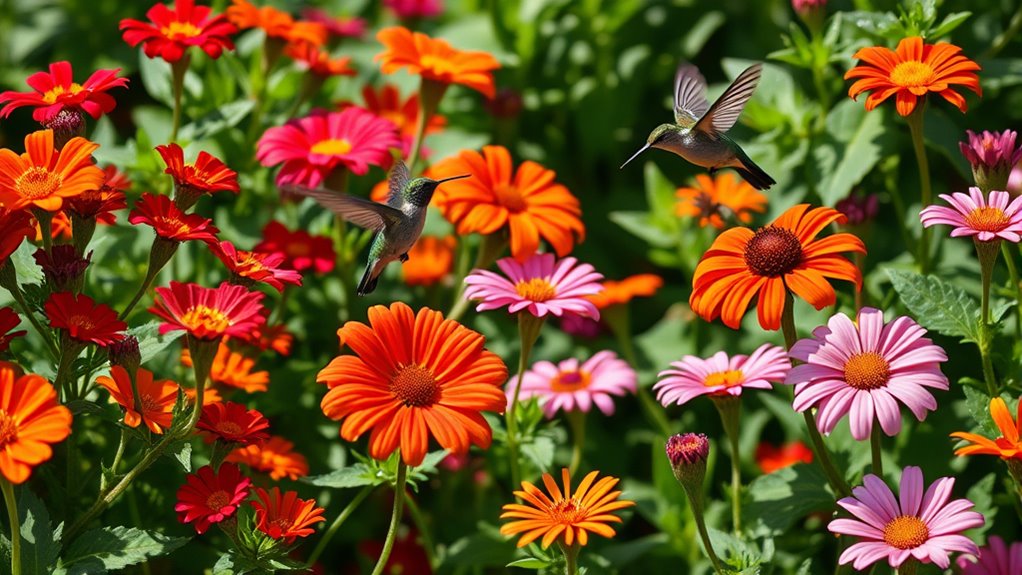 top annual flowers for hummingbirds