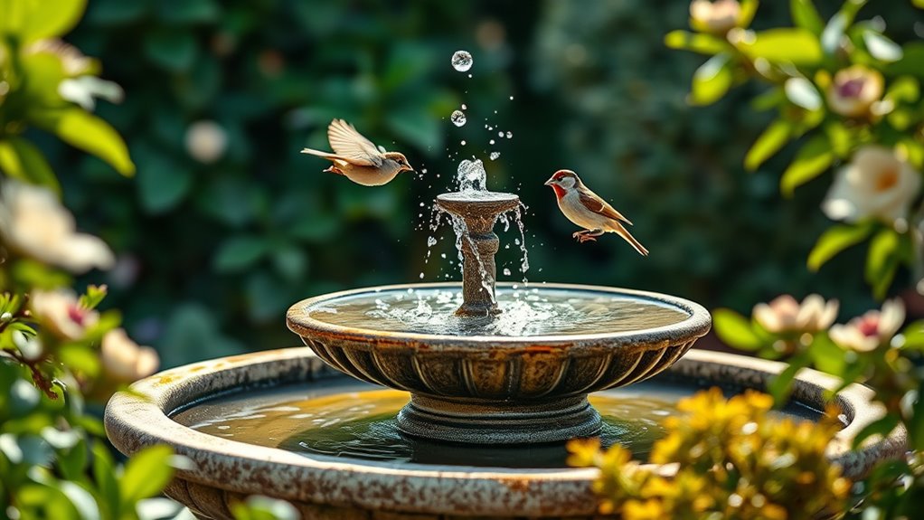 top bird bath fountains