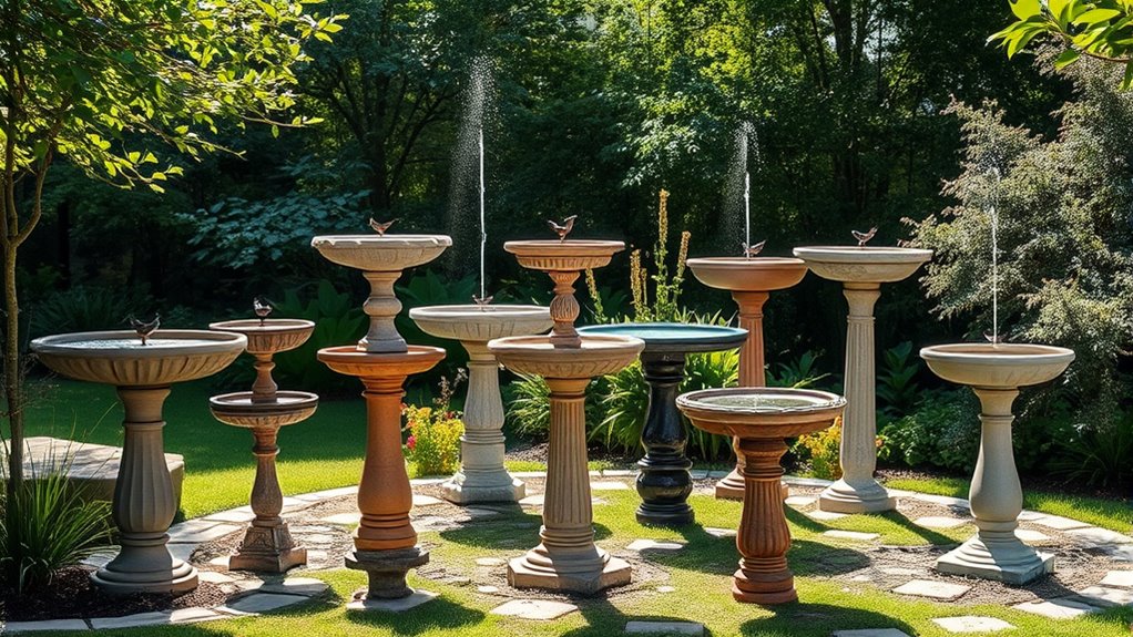 top bird bath height recommendations