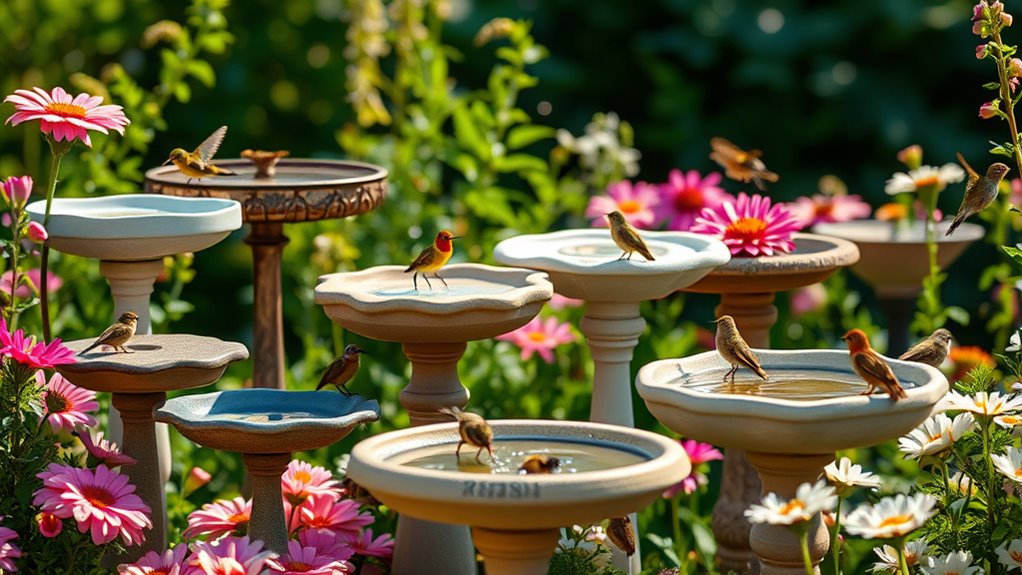 top bird baths for pollinators
