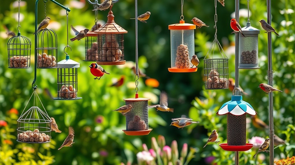 top bird fat ball feeders