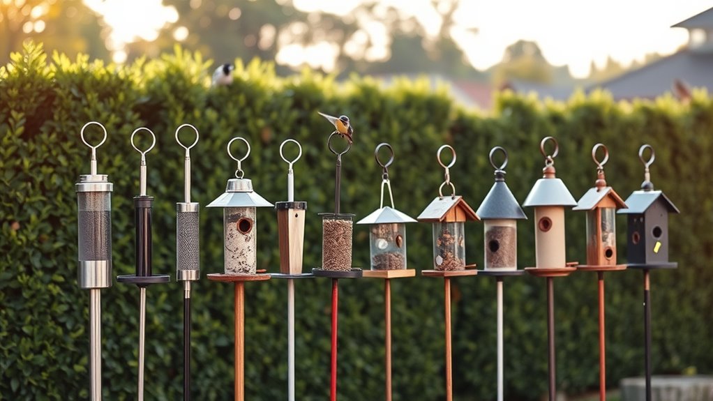 top bird feeder poles