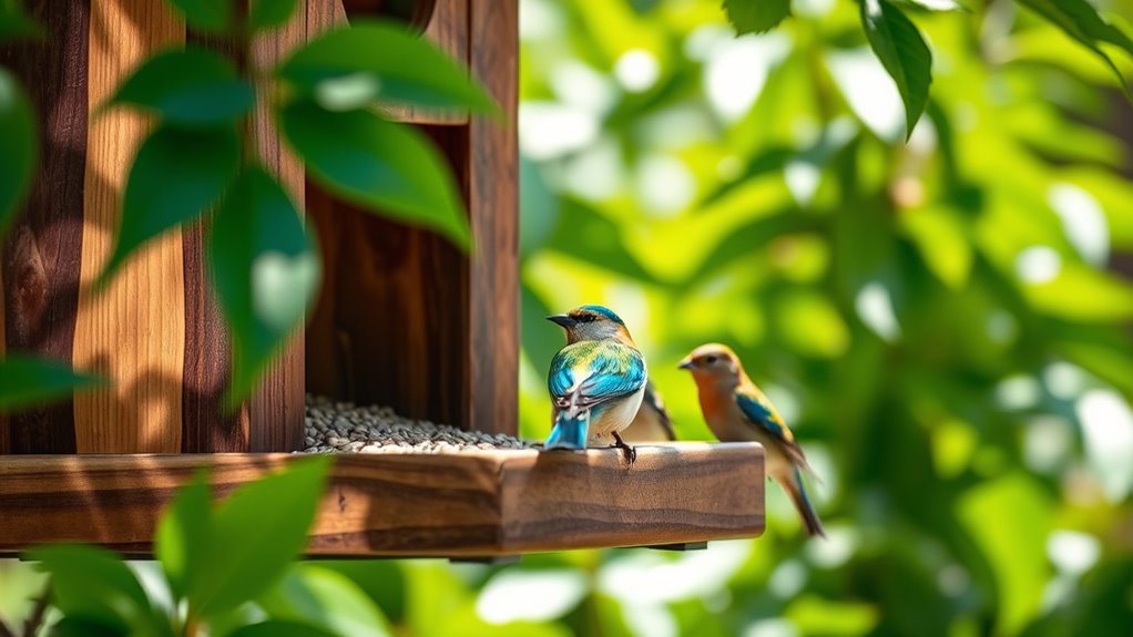 top bird feeder woods