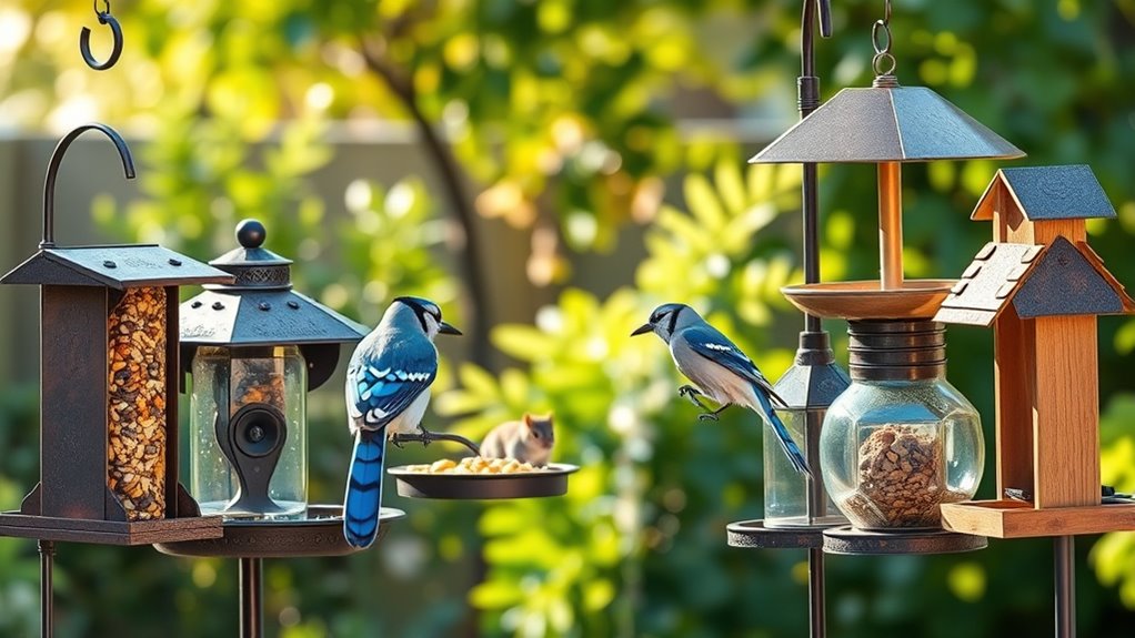 top blue jay squirrel proof feeders