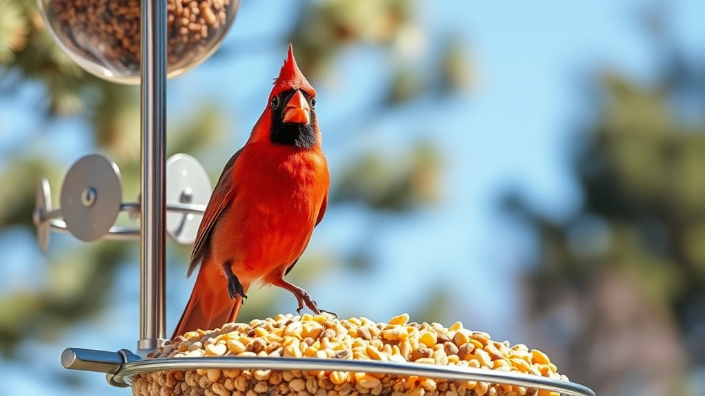 top cardinal feeders and foods