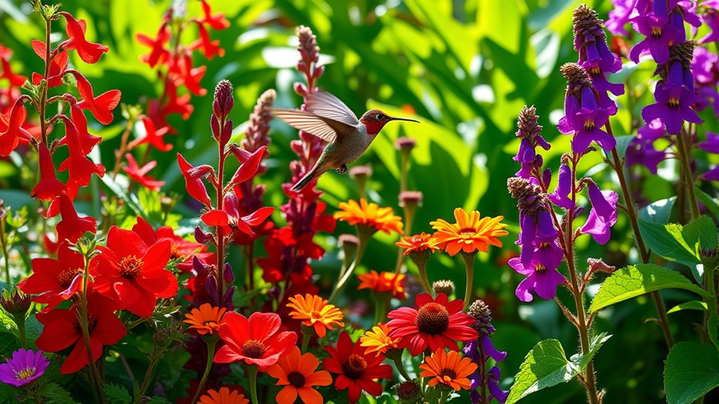top flowers for hummingbirds
