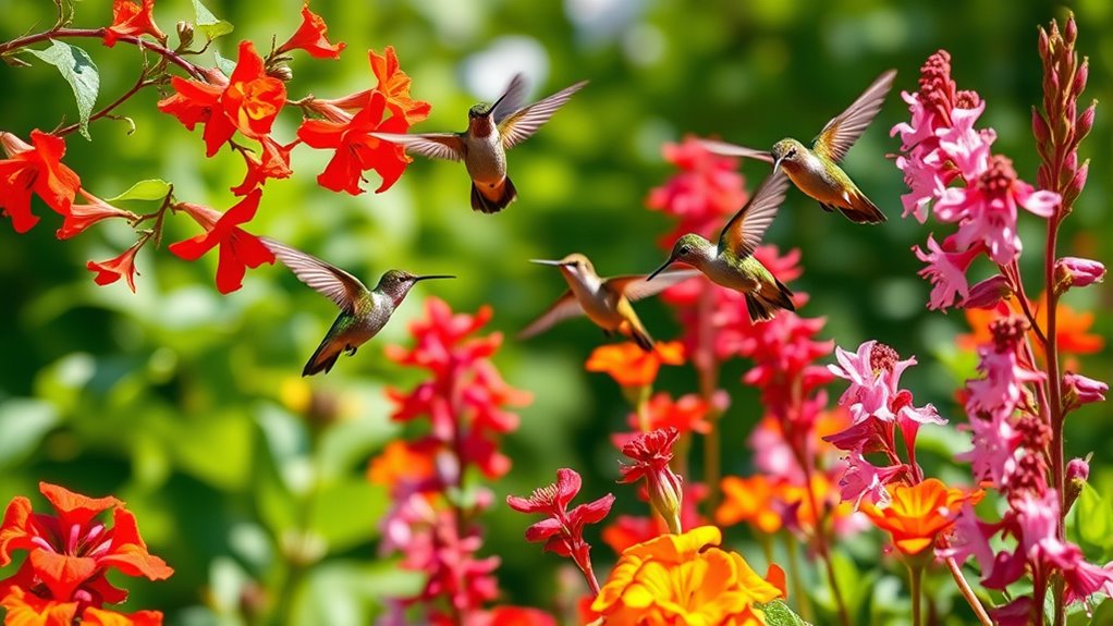 top flowers for hummingbirds