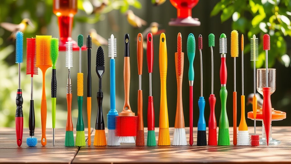 top hummingbird feeder brushes