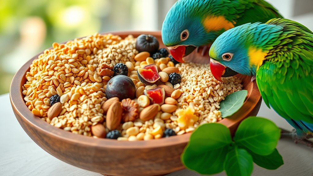 top parrot bird food choices
