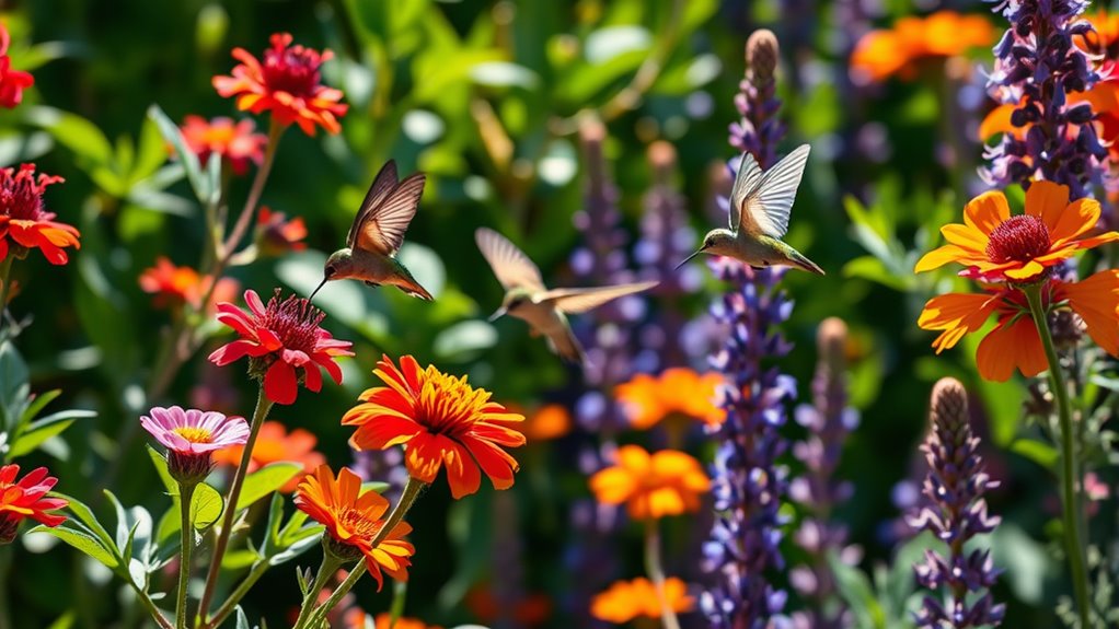 top plants for hummingbirds