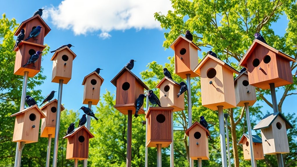 top purple martin bird houses