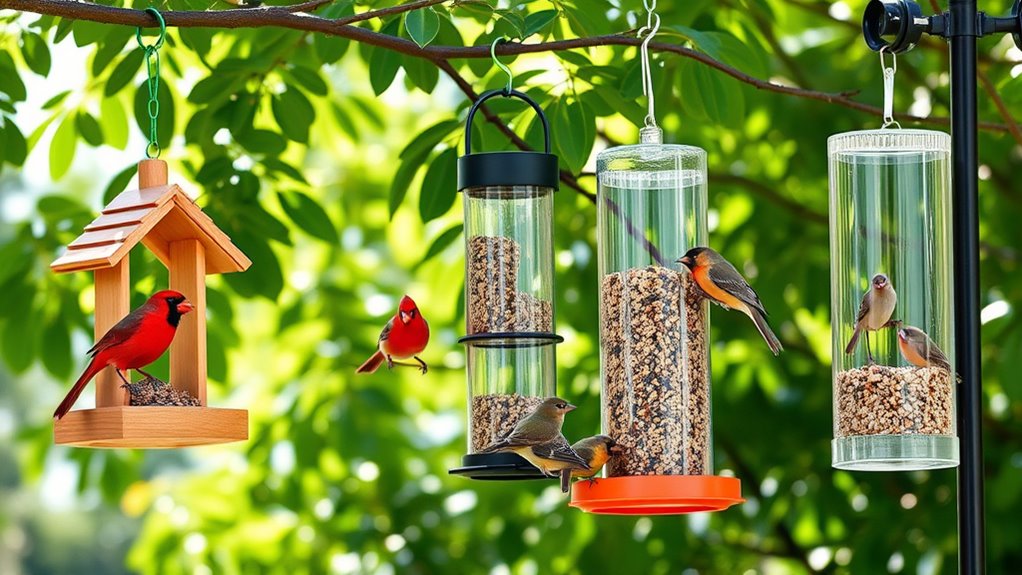 top safflower seed bird feeders