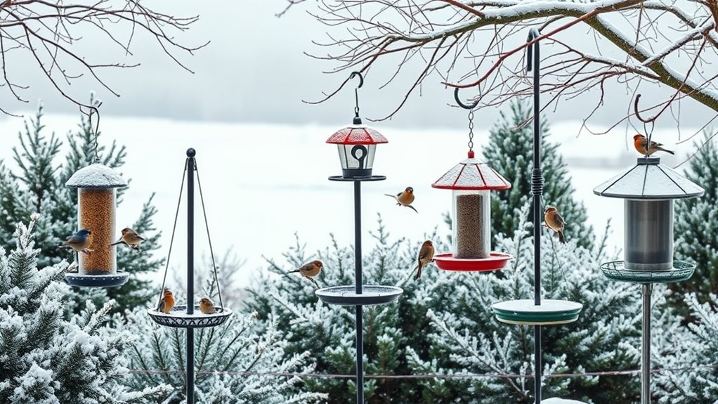 top snow bird feeders