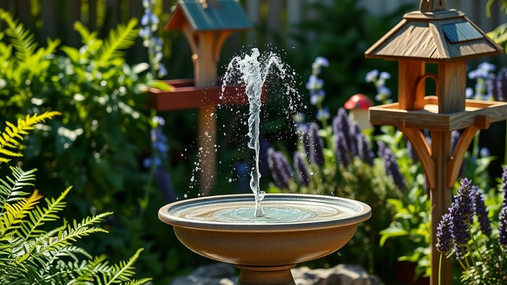top solar bird bath pumps