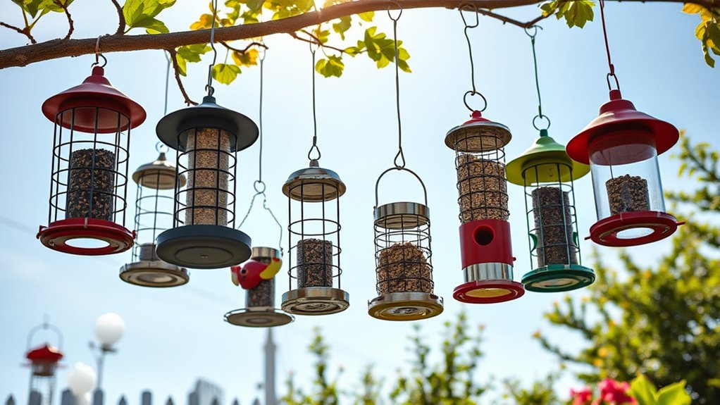 top squirrel proof bird feeders