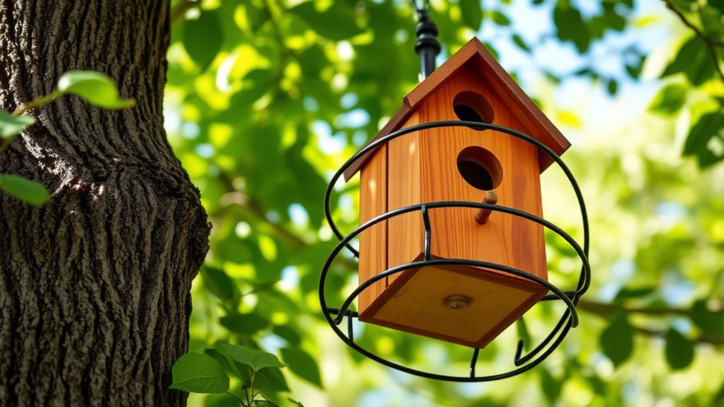 top squirrel resistant bird house guards