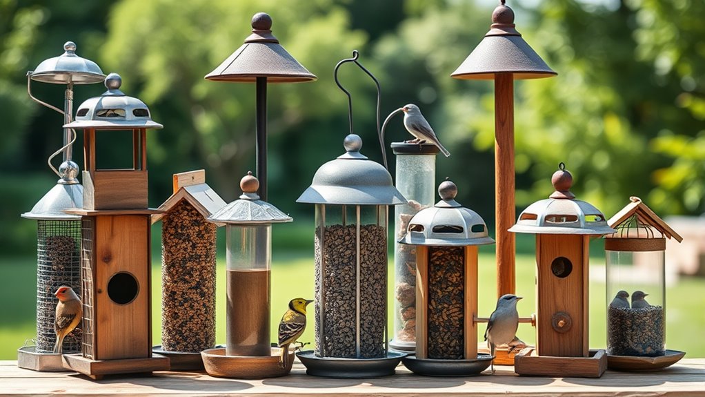 top u s made bird feeders