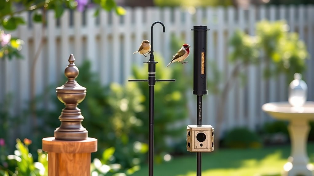 top bird feeder poles